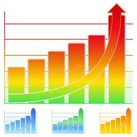 Bar Graph Stock Vector Illustration Of Change Growth 8310074