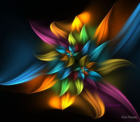 Summer Colors By Kim Pease Fractal Art Fractals Abstract