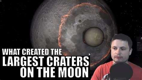 What Created The Largest Craters On The Moon Youtube