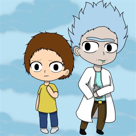Cute Rick And Morty Chibi By Vinike20 On Deviantart