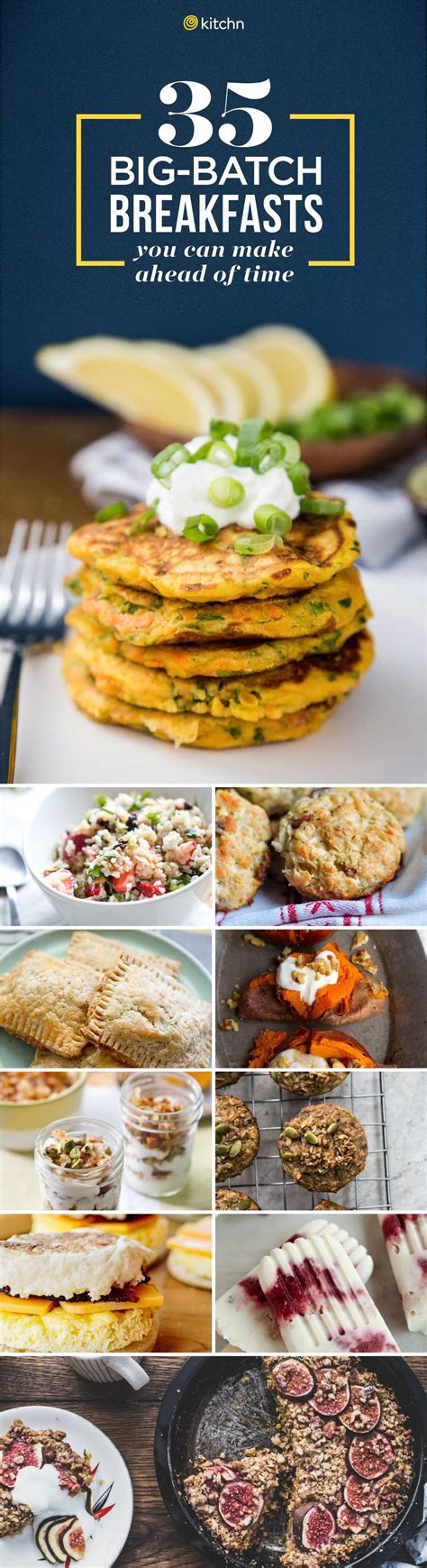 30 Big Batch Breakfasts You Can Make Ahead Of Time Brunch Recipes