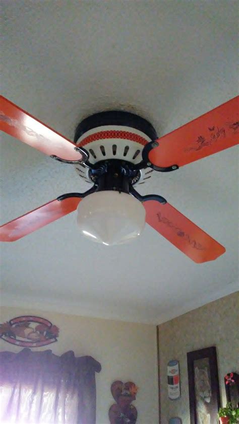 Comparison shop for harley davidson ceiling fan home in home. my harley davidson fan i painted (With images) | Harley ...