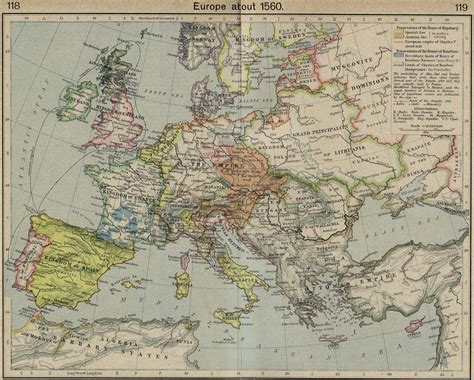 Europe Historical Maps Perry Castañeda Map Collection Ut Library Online