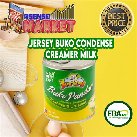 Jersey Buko Pandan Flavored Sweetened Condensed Creamer Condense Milk