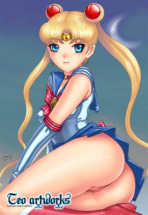 Rule 34 Ass Bent Over Bishoujo Senshi Sailor Moon Blonde Hair Blue