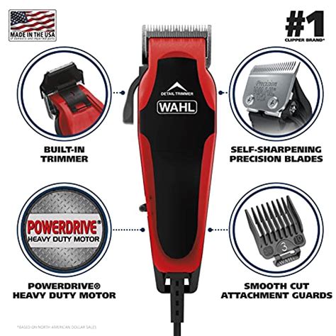 Wahl Clipper Clip N Trim 2 In 1 Hair Cutting Clippertrimmer Kit With