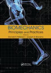 Biomechanics Principles And Practices St Edition Donald R Peter