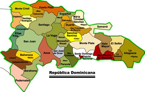 Mapa Republica Dominicana