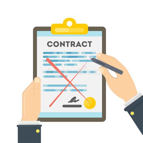 Contract Rejecting Stock Illustrations 9 Contract Rejecting Stock