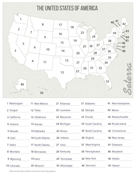 Blank States And Capitals Map Printable Map
