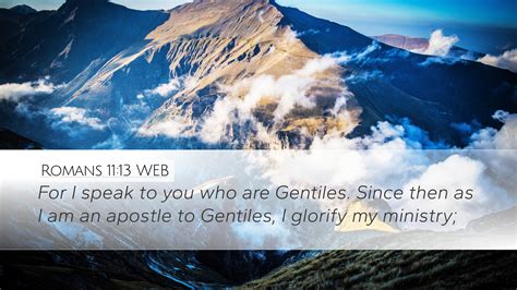 Romans WEB Desktop Wallpaper For I Speak To You Who Are Gentiles Since Then