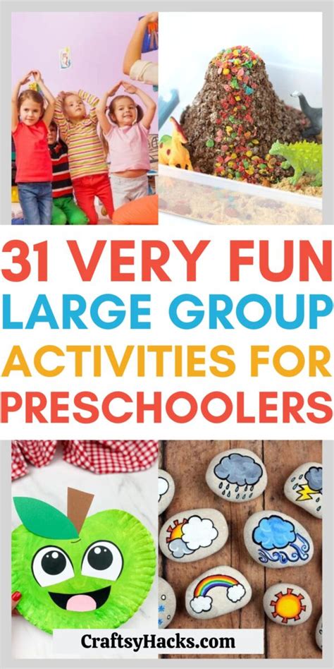 31 Large Group Activities For Preschoolers Craftsy Hacks