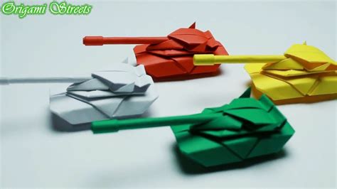 How To Make An Origami Tank Out Of Paper Youtube
