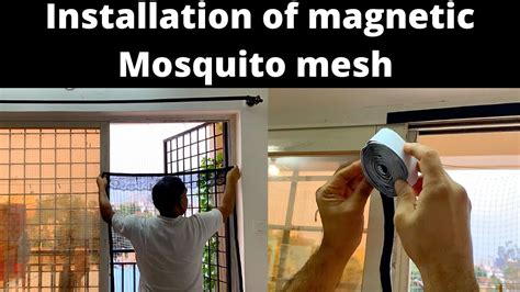 Magnetic Mosquito Mesh Full Installation Procedure Mosquito Net For