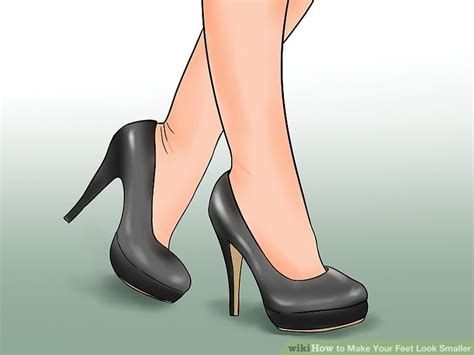 You will lose weight in your feet also needing a smaller size shoe. How to Make Your Feet Look Smaller: 13 Steps (with Pictures)