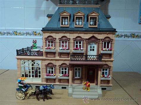 Casa de playmobil portátil para que la puedas llevar contigo a todos lados. Playmobil casa victoriana ref 5300 con muebles - Vendido ...