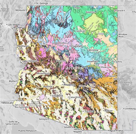 Geologic Map Of Arizona Azgs