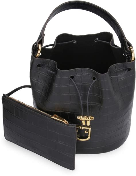 High quality corona inspired bags by independent artists and designers from around the world. Furla Furla Corona Leather Bucket Bag - black - 10878478 ...