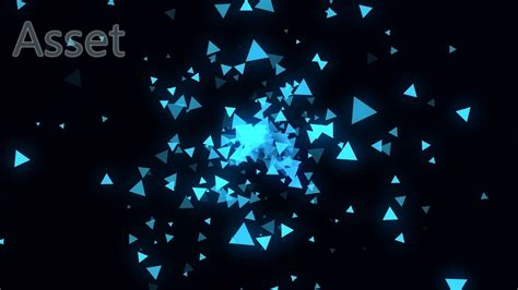 Triangle Particle Motion Background Animation Youtube