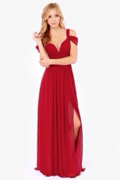 Dress Red Maxi Dress Red Prom Dress Red Red Dress Clothes Prom
