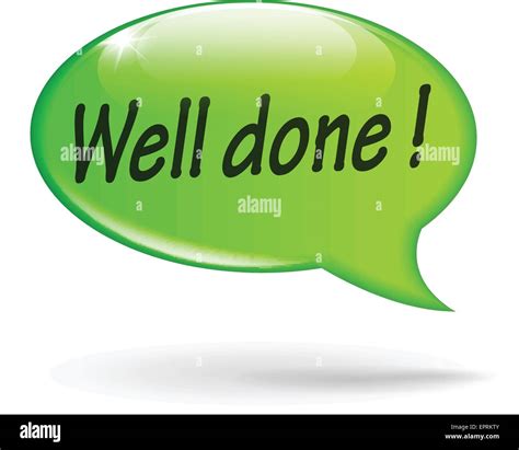 Well Done Stock Vector Images Alamy