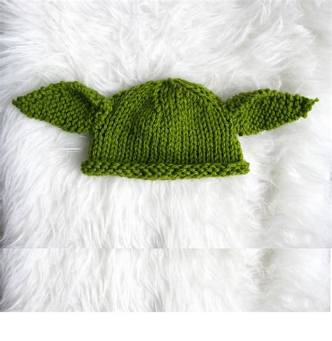 Ravelry Baby Yoda Knit Hat Pattern By Shinah Chang
