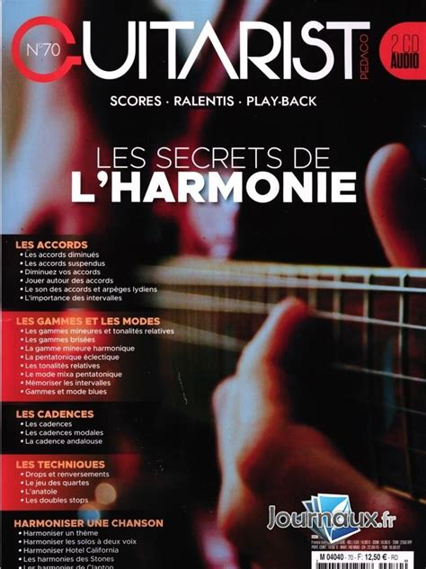 Journauxfr Guitarist Magazine Pedago