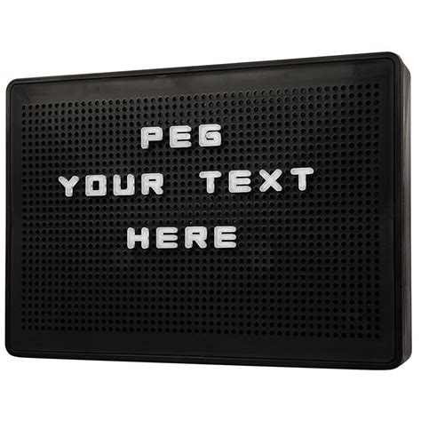 Light Up Message Peg Board