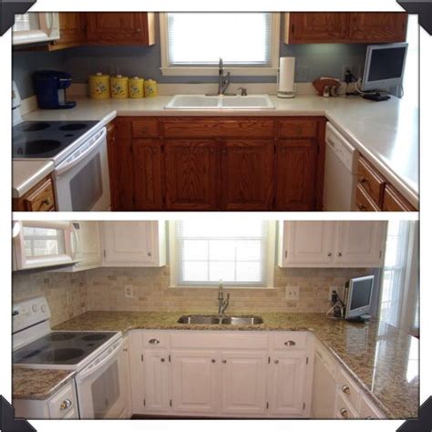 My Kitchen Before And After Using Annie Sloan Chalk Paint Cabinets
