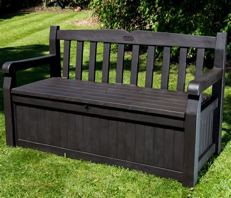 14 years of research went into making our swings beautiful, not just to look at, but with such. Iceni 2 Seater Storage Bench - Dark Brown Wood Effect - £ ...