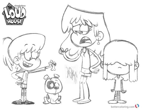Bowser jr coloring pages printable. Loud House Coloring Pages Lori Lucy and Lynn - Free ...