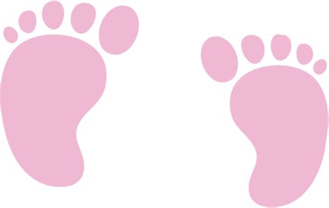 Babyfeet Feet Print Pastel Clipart Full Size Clipart 2641166