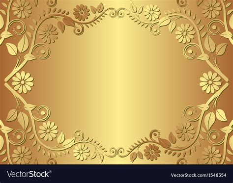 Golden Background Royalty Free Vector Image Vectorstock