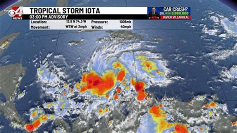Tropical Storm Iota Marks The 30th Named Storm This Season Kveo Tv