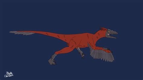 Jurassic World Dominion Pyroraptor V2 By Blake Rex On Deviantart