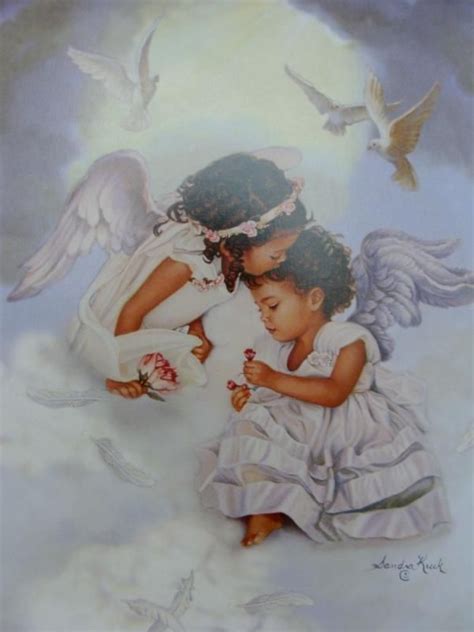 Black Baby Girl Angel Clip Art Library