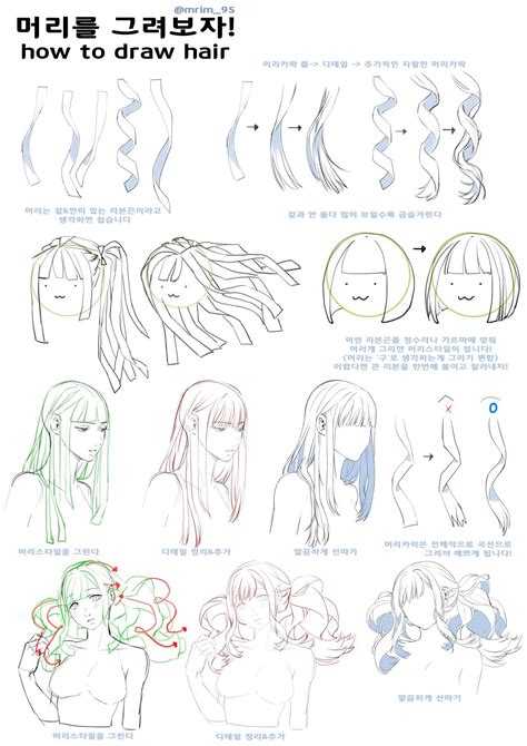 Drawing Hair Tutorial Manga Drawing Tutorials Drawing Techniques