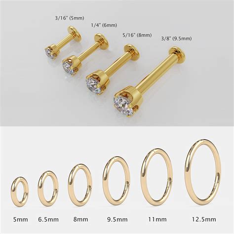Measuring Lengths And Diameters Of Piercing Jewelry Freshtrends
