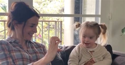 grey s anatomy star caterina scorsone shares video with daughter for world down syndrome day