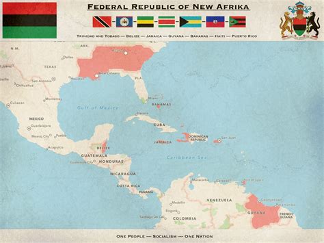 Federal Republic Of New Afrika Mapas Del Mundo Banderas Mapas