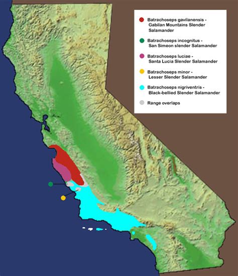 Mountain Ranges Mountain Ranges Of California