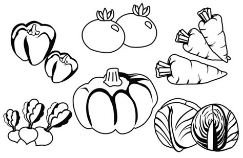 Dibujos Para Colorear De Verduras Dibujoswiki Com Dibujos Dibujos My