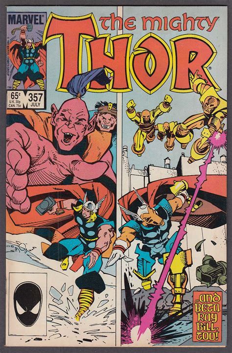 Mighty Thor 357 Marvel Comic Book 7 1985