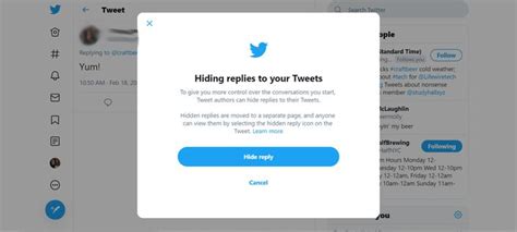How To Hide Replies On Twitter