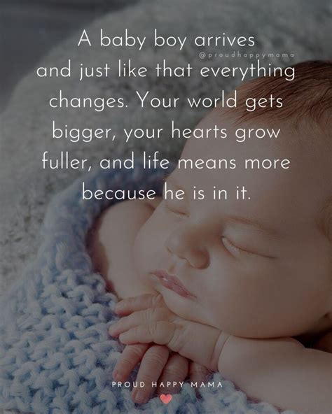 55 Baby Boy Quotes And Sayings To Welcome A Newborn Son Baby Boy