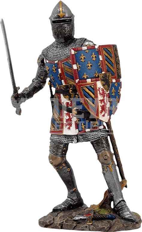 Medieval Knight Medieval Knight In Full Armor Shield And Sword
