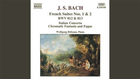 French Suite No 1 In D Minor BWV 812 V Gigue YouTube