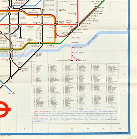 Unknown Original Vintage Travel Poster London Underground Map Jubilee