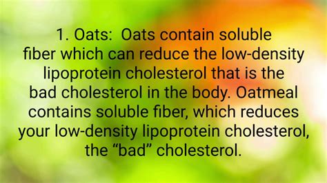 5 is the food preparation method important in cholesterol absorption? 10 Powerful Foods that will lower Cholesterol Fast Safe ...