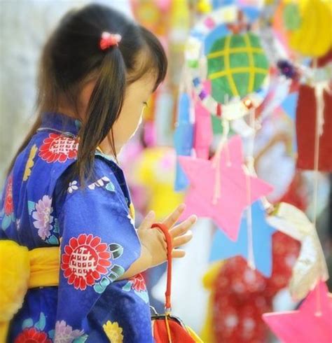Yukata Girl Star Festival Tanabata Festival Festival